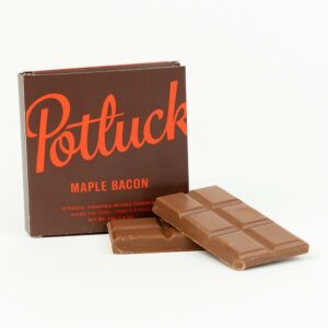 Potluck – Infused Chocolate – Maple Bacon – 300mg THC | Naked Cannabis Canada