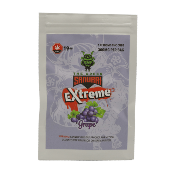 Green Samurai Extreme – Grape Gummy – 300mg THC | Naked Cannabis Canada