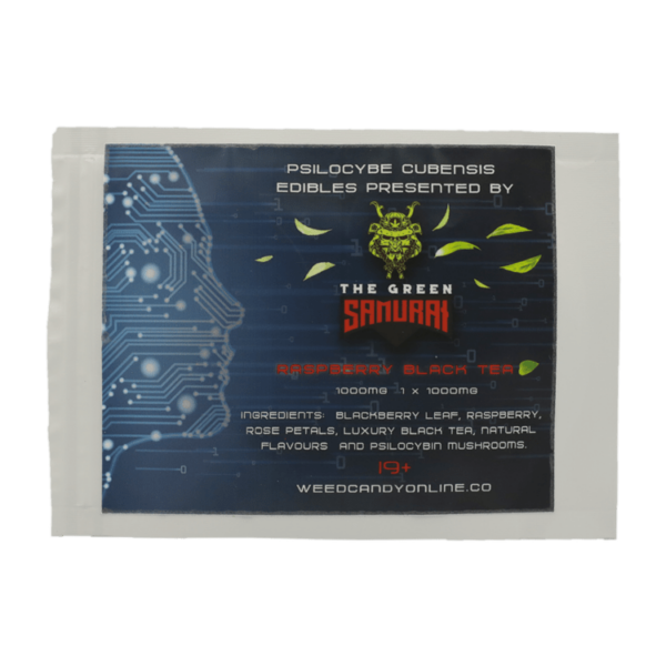 The Green Samurai – Raspberry Black Tea – 1000mg | Naked Cannabis Canada